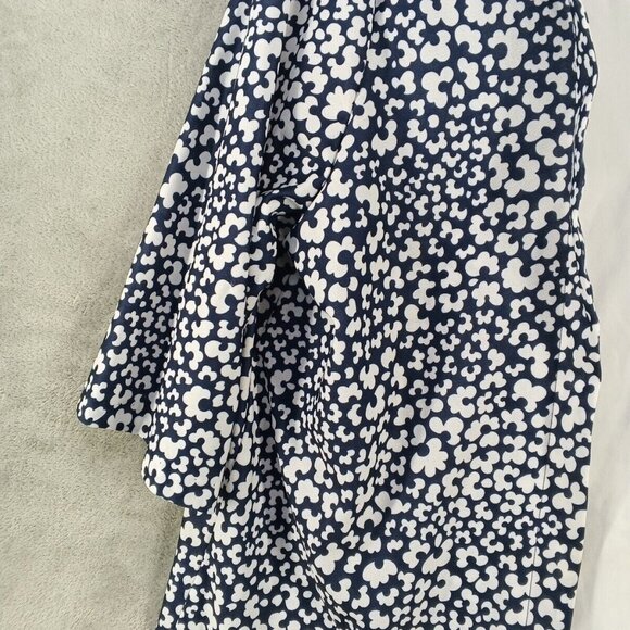 Vintage LYNN DAVIS Set of 2 Blouse + Skirt Floral Knit USA MADE Size 26W Padded - Picture 6 of 14